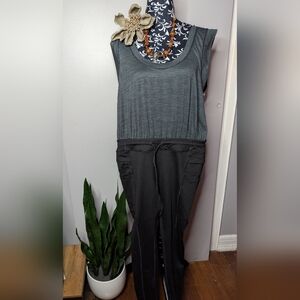 Stylish Black Women's Jumpsuit FREE PEOPLE MOVEMENT